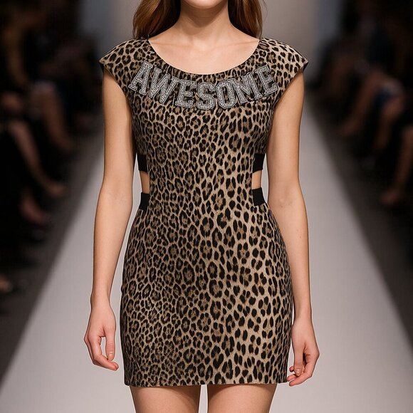 Philipp Plein Cut Out Awesome & Sexy Bodycon Dress - Picture 1 of 8